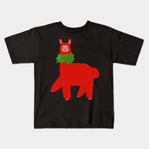 Lama Kids T-Shirt by Catulus208